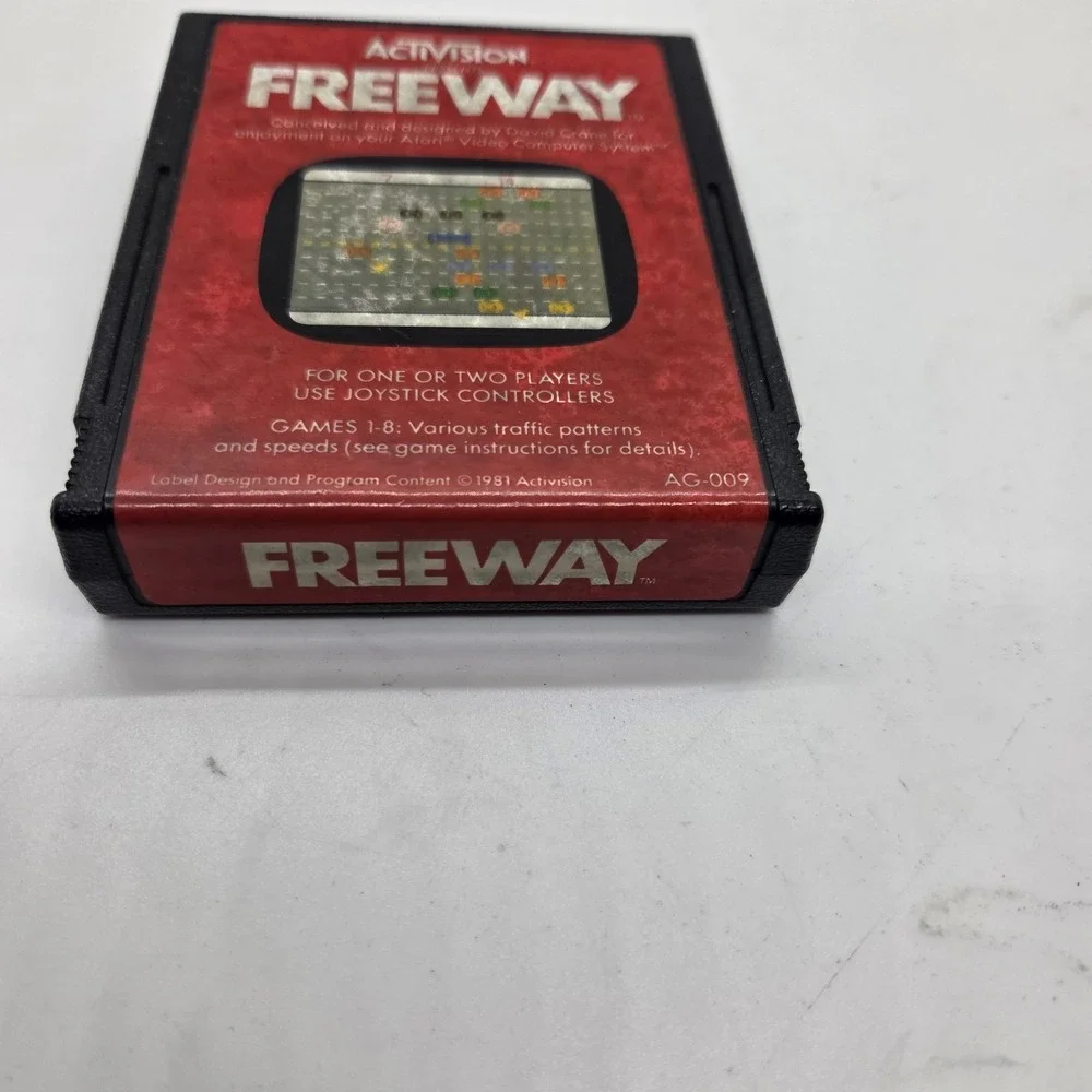 Freeway Atari 2600‎ Activision 1981 Vintage Video Game Cartridge AG-009 Tested